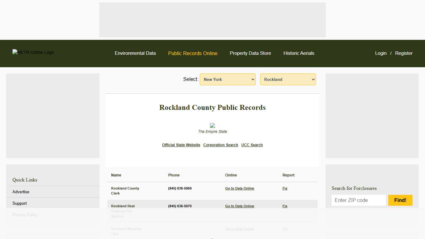 NETR Online • Rockland • Rockland Public Records, Search Rockland Records, Rockland Property Tax, New York Property Search, New York Assessor